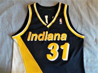 Champion Authentic Indiana Pacers Reggie Miller Jersey vintage 90s sz 44 L Large 3