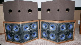 Pair Vintage Bose 901 Series VI Speakers w/ Tulip Stands and Equalizer.  Excl, 11