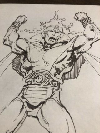 art illustration JOHN BYRNE warlock 1978 avengers infinity stone rare 6