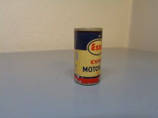 LEGO DENMARK VINTAGE 1950 ' S WOOD ESSO EXTRA MOTOR OIL CAN ULTRA RARE ITEM GOOD 2