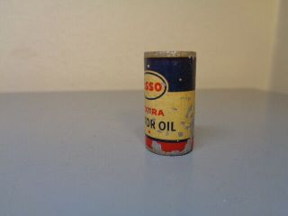 LEGO DENMARK VINTAGE 1950 ' S WOOD ESSO EXTRA MOTOR OIL CAN ULTRA RARE ITEM GOOD 3