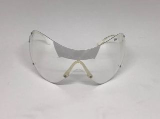 DIOR SKI 1 RARE White Sunglasses with Clear Lens by Christian Dior 6