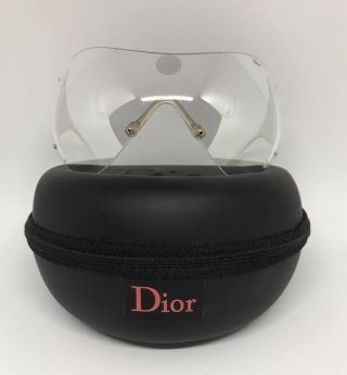 DIOR SKI 1 RARE White Sunglasses with Clear Lens by Christian Dior 7