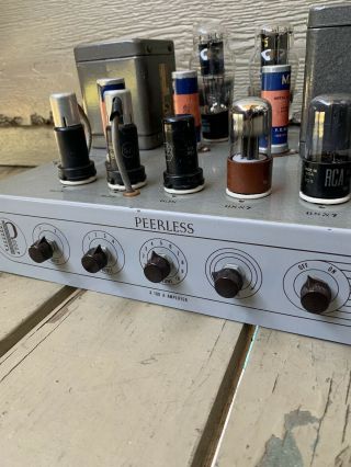 Vintage Peerless A - 100 - A 100A Mono Vacuum Triode Tube AMP (Altec) Amplifier 9