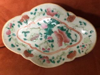 FINE ANTIQUE STRAITS PERANAKAN NYONA CHINESE FAMILLE ROSE PORCELAIN FOOTED BOWL 4