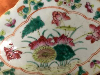 FINE ANTIQUE STRAITS PERANAKAN NYONA CHINESE FAMILLE ROSE PORCELAIN FOOTED BOWL 7