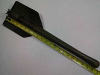 Vintage Usmc,  Us Army,  1943,  Entrenching Tool / Shovel,  21 Inches Long Folded