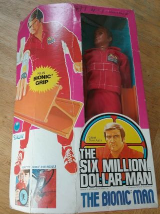 Kenner Six Million Dollar Man Vintage Action Figure 1st Edition.