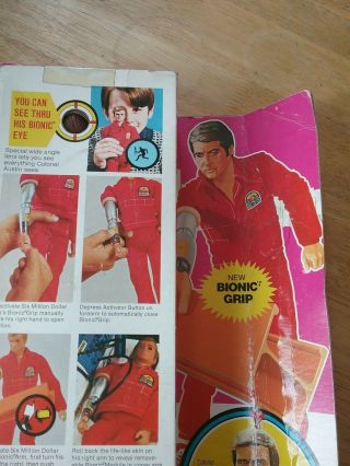 Kenner Six Million Dollar Man Vintage Action Figure 1st Edition. 6