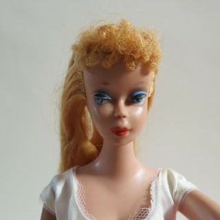 Vintage Barbie Ponytail 3 Blonde needs some work 2 dresses 2