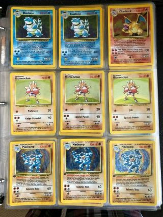 Over 300 Vintage Pokemon Tcg Cards In Binder - Base,  Jungle,  Fossil,  Neo