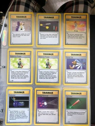 Over 300 Vintage POKEMON TCG Cards In Binder - Base,  Jungle,  Fossil,  Neo 4