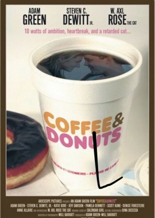 Coffee & Donuts Film By Adam Green Extremely Rare Vhs Video Full Length Movie