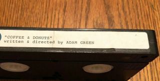 COFFEE & DONUTS Film By Adam Green Extremely Rare VHS Video Full Length Movie 3