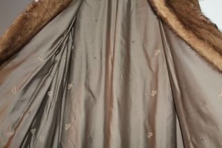 Vintage Whiskey Mink Fur Coat - Full Length Swing 3