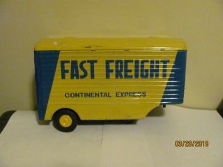 1950s " Fast Freight Continental Express " 5th Wheel Trailer