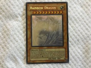 YUGIOH Rainbow Dragon TAEV - EN006 Ghost Rare Misprint Elemental Hero Chaos Neos 5
