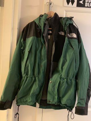 Vintage North Face Gore - Tex Mountain Guide Jacket 90s North Face Medium W Fleece