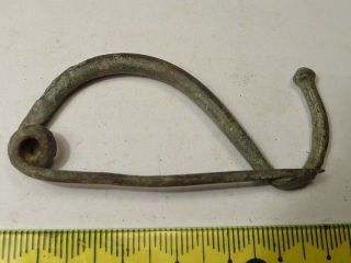 1825 Ancient Celtic Early Bronze Fibula 3 - 1 Century Bc.