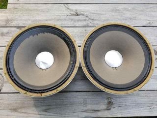 Vintage JBL D130 Audio Drivers Alnico Speakers Woofers 8 - ohm - 2