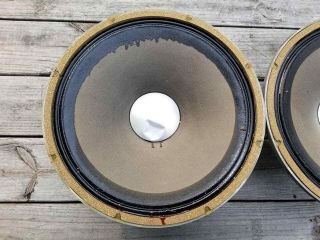 Vintage JBL D130 Audio Drivers Alnico Speakers Woofers 8 - ohm - 4