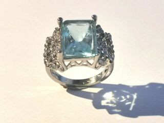 Stunning Large Blue Stone Ring - Metal Detecting Find