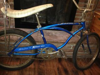 Schwinn Stingray 1968,  Vintage Blue Bicycle - Banana Seat 1960 