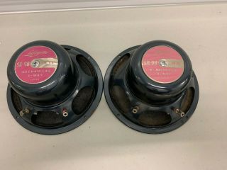 Vintage Lafayette Sk - 98 2 - Way 8 " Mechanical Speaker Pair