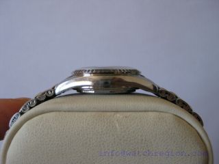 ULTRA RARE ULYSSE NARDIN LADIES 18K/SS AUTOMATIC DATE WATCH SERVICED 6