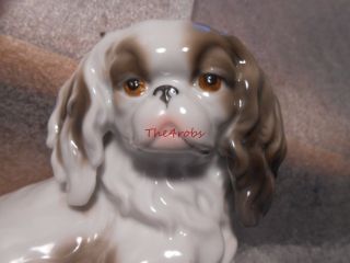 Vintage Pfeffer Gotha Porcelain Pekinese Dog Figurine 9 "