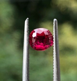 Rare Gia Certified Natural Red Spinel Antique Cushion Cut.  97 Ct Burma