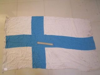 (2094) Finland - Vintage Naval Flag - Marine / Nautical / Boat - Ship 