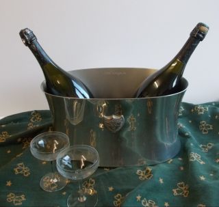 VINTAGE DOM PERIGNON CHAMPAGNE/WINE MAGNUM DOUBLE ICE BUCKET COOLER M SZEKELY 11