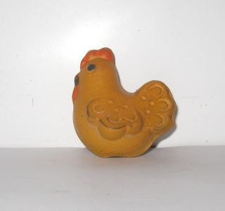 Rubber Toy Cock Antique Vintage Soviet Ussr 1960 Rare