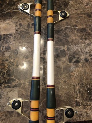 Fin - Nor tycoon Custom 7’6” Trolling Rods 130 80 Vintage Fishing Afto Big Game 10