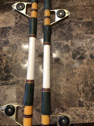 Fin - Nor tycoon Custom 7’6” Trolling Rods 130 80 Vintage Fishing Afto Big Game 9