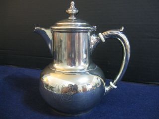 Tiffany Art Deco Style Silver Soldered Coffee Pot.  2 Pint
