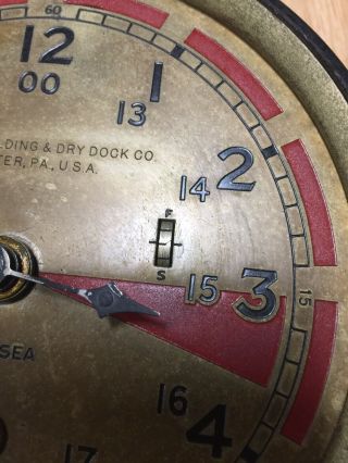 Vintage Chelsea Ships Clock 7