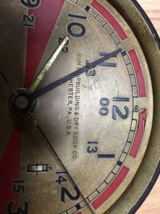 Vintage Chelsea Ships Clock 8