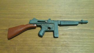 Vtg Marx Famous Historic Miniature Weapon Tommy Gun Thompson Submachine Gun