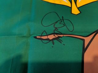RARE Springbok 2007 Rugby World Cup Winners Signed Official Flag - 29. 5