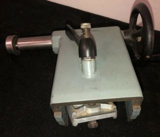Vintage DELTA 12” Variable Speed Wood Lathe Model 46 - 701 Tail Stock Assembly 4