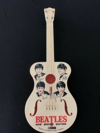 Vintage Selcol Sound Guitar - The Beatles 1964 Uk Orange/cream
