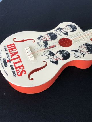 Vintage Selcol Sound Guitar - The Beatles 1964 UK Orange/Cream 2