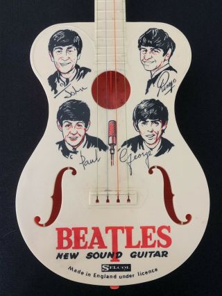 Vintage Selcol Sound Guitar - The Beatles 1964 UK Orange/Cream 3