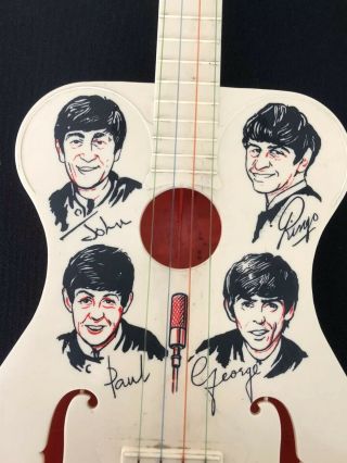 Vintage Selcol Sound Guitar - The Beatles 1964 UK Orange/Cream 7