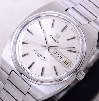 Vintage Omega Seamaster Automatic Cal1020 Day&date Silver Dial Men 