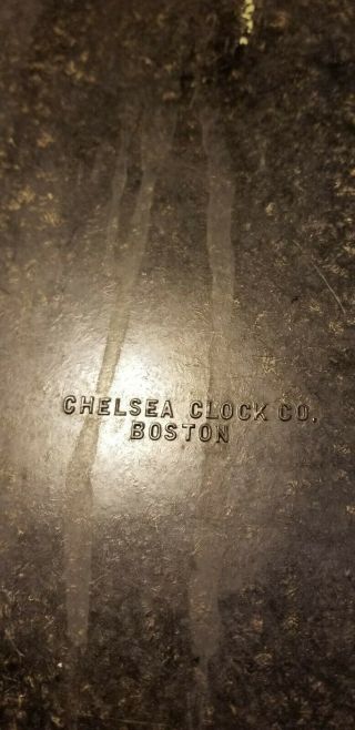 1954 US Government Chelsea Ships Clock 24 hour Dial 8