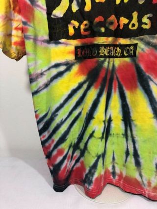 Vintage 90s Sublime Tie Dye Shirt Skunk Records Long Beach T Shirt XL Rare VTG 5