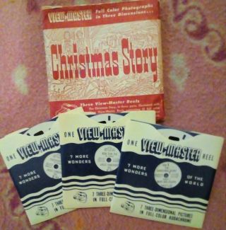 Christmas Story View - Master Reels 3pk In Packet With Book.